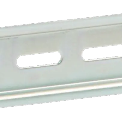 Barre profilée WAGO zingué 35×7.5 L=2m avec fentes EN 50022-35 