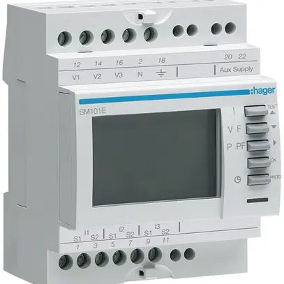 Apparecchio di misura multifunzione AMD Hager SM101E 
