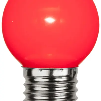 Lampe LED M. Schönenberger E27 1W 3lm 69mm G45 opalin rouge 
