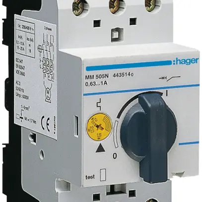 Salvamotore Hager 0.63…1A 