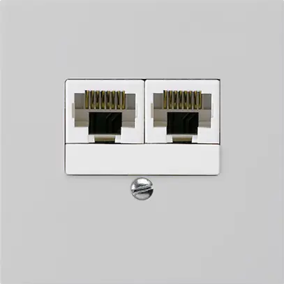 Scatola INC kallysto 2×RJ45u separato grigio chiaro 