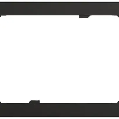 Plaque frontale EDIZIO.liv SNAPFIX® pour KNX-Panel 7" 120×180 mm no 