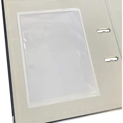 Étui de protection ELBRO auto-adhésif vide transparent 155×215mm vinyle pour A5 