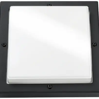 Applique LED SG Basso 2000 HF 14W 1250lm 830 IP65 308×308mm noir 