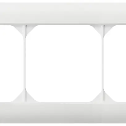 Telaio di copertura INC kallysto.line 1×3 bianco orizzontale 92×212mm 