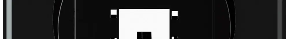 Scatola di raccordo INC origin cat.6 obliquo 92×92mm nero 