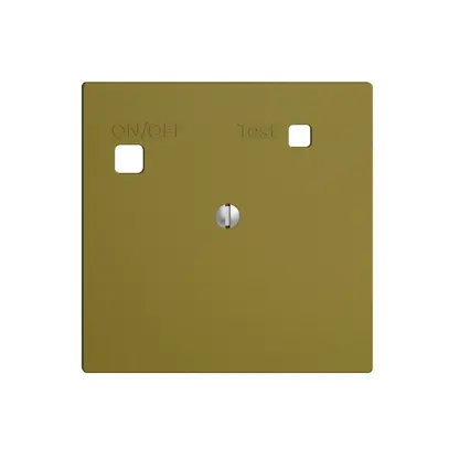 Kit frontal EDIZIOdue pour prise FI F, plein, olive 