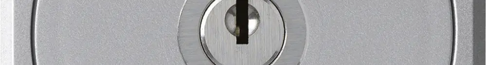 UP-Schlüsselschwenktaster robusto aluminium ohne Deckel 2P für Kombination 