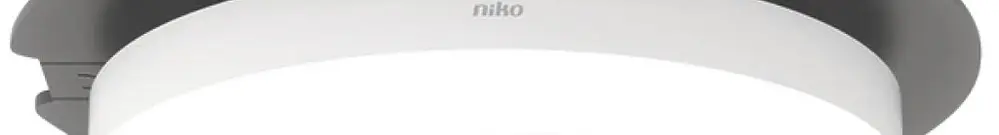 Détecteur de présence INC Niko P42LR 360° Master 230V 32…37m IP20 blanc 