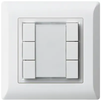 Poussoir universel ENC 6×kallysto.line sans LED blanc 