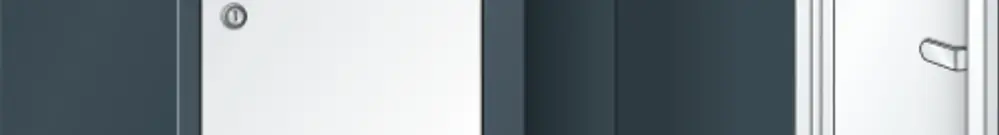 Armoire-vestiaire de charge de batterie (L×P×H) 600×500×1800 mm 2 compartiments 