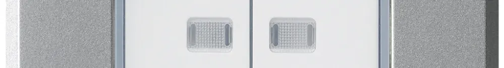 Interruttore INC robusto IP55 schema 3+3 2×illuminato alluminio 