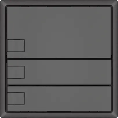 Poussoir universel EDIZIO.liv UNI SNAPFIX® 12…48V s.LED 3× comm.1T grf 