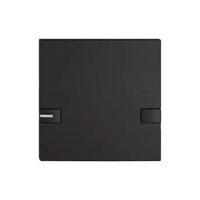 Poussoir 1/1 EDIZIO.liv KNX et UNI a.SNAPFIX® a.LED commande à 2 touches no 
