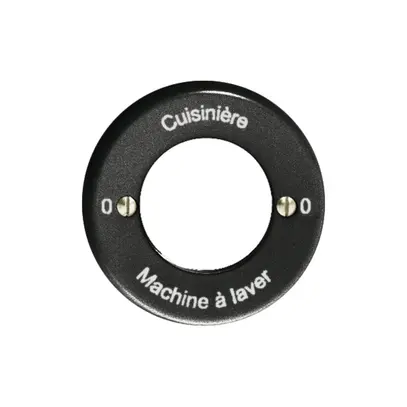 Kit front. 0-Cuisinière-0-Machine pour interr.rot à clé noir 