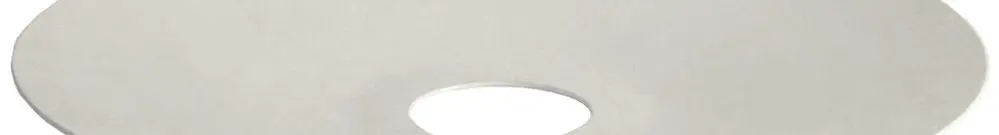 Abat-jour Roesch courbé, Ø220mm, pour douilles porcelaines E27, blanc 