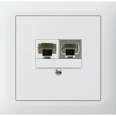 Scatola INS kallysto 2×RJ45s+u separato bianco 