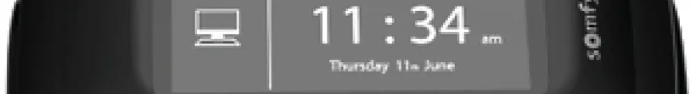 Display tactile Somfy Nina Timer io, bidirectionnel 30 groupes 12 commandes/jour 
