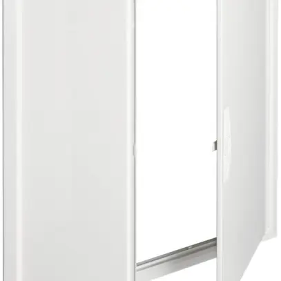 Blendrahmen mit Tür Hager univers 853×853×10mm IP00 weiss für FW53U.. 