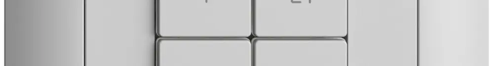 Comando per dimmer INC 1c scena/4t Edue Wiser grigio chiaro 