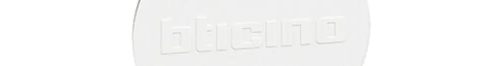 Copertura Living Now 2 moduli per presa Schuko/italiana bianco 