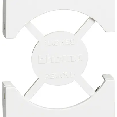 Copertura Living Now 2 moduli per presa Schuko/italiana bianco 