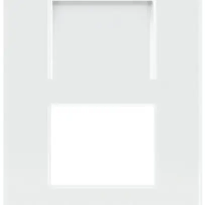 Telaio di copertura video ABB-Welcome 41384CF-W, per 1/4 (4 moduli), Al bianco 