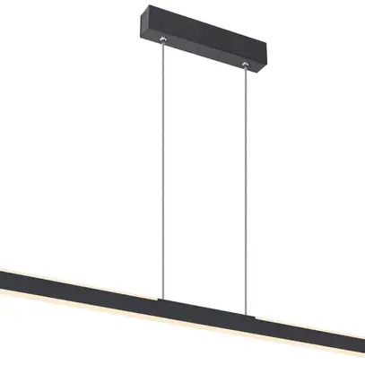 Luminaire suspendu LED SLV ONE LINEAR 100 PD PHASE 24W 1250lm 2700/3000K noir 