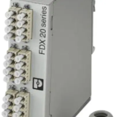 Coffret d'épissure AMD Phoenix Contact FDX 20, pour 12× LC-Duplex (OM2), complet 