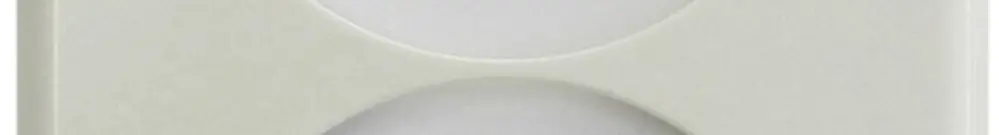 Placca di cop. grd.I-I bianco, distanza appar.60mm 