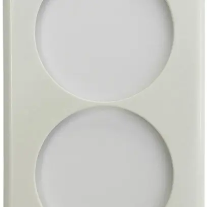 Abdeckplatte Gr.I-I weiss Apparate-Achsdistanz 60mm 