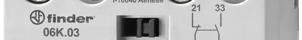 Hilfsschalter FINDER 06K.06 2S+2Ö 2A/400VAC für 6K.04 