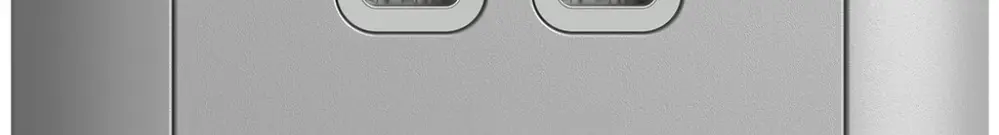 Prise ENC USB 18W 2×type C Feller EDIZIOdue FMI 230V 3600mA silver 