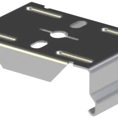 Halter DOTLUX, 36×57×15mm, aus Stahl, für Decken-/Wandmontage LINEAselect 