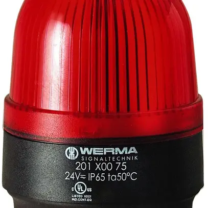 Blitzleuchte BM 230VAC rot Ø58mm IP65 