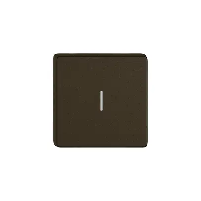 Pulsante 1/4 EDIZIO.liv Wiser con SNAPFIX® con simbolo l (ON) ma 