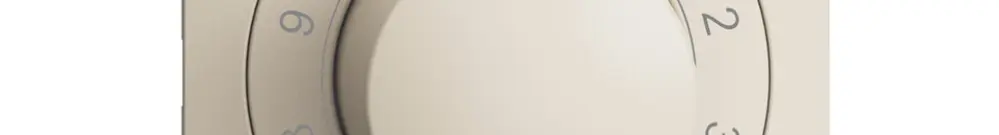 Frontset EDIZIOdue crema, 60×60mm für Drehzahlsteller 