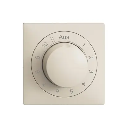 Frontset EDIZIOdue crema, 60×60mm für Drehzahlsteller 