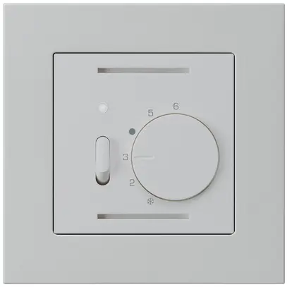 Termostato ambiente INC kallysto.pro grigio chiaro con interruttore 