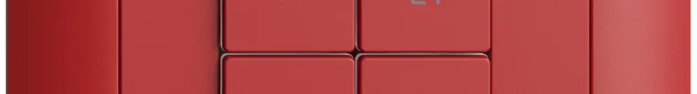 Stazione secondaria INC 1K/4T per interruttore tapparelle scena Edue Wiser berry 
