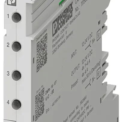 Interruttore di protezione PX CAPAROC E4 12-24DC/1-4A 