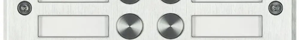 Citofono porta INC con video Bticino 2×6 poulsanti inoss. 