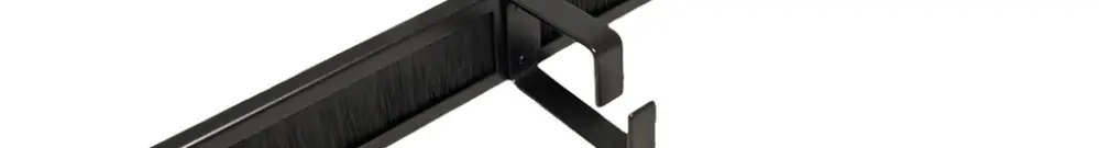 Kabelführungsbügel ROLINE 60×510×100mm Metall 1HE Bürstenleiste schwarz 