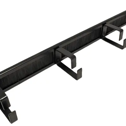 Kabelführungsbügel ROLINE 60×510×100mm Metall 1HE Bürstenleiste schwarz 