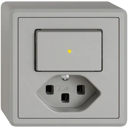 Combinazione AP EDIZIO.liv SNAPFIX® ARK+T23 illuminazione frontale gi grc 