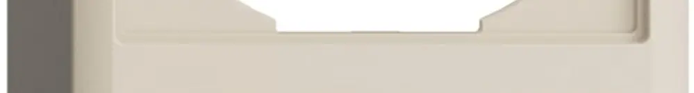 Capot EDIZIOdue 54mm I-I crema pour combinaison vertical/horizontal 