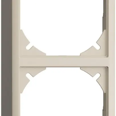 Capot EDIZIOdue 54mm I-I crema pour combinaison vertical/horizontal 