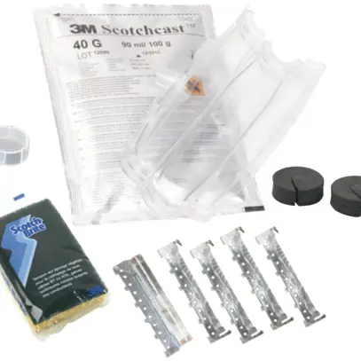 Manchon de jonction/dérivation 3M 92-NBA 4 résine de coulage 1kV 