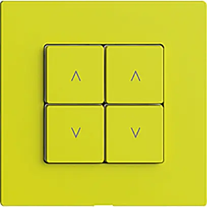 Interruttore tapparelle 2K/4T WLAN Edue Wiser lemon 