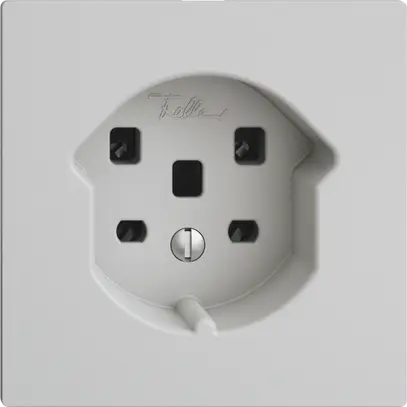 Presa INC EDIZIOdue T25 16A grigio chiaro, morsetti a vite 